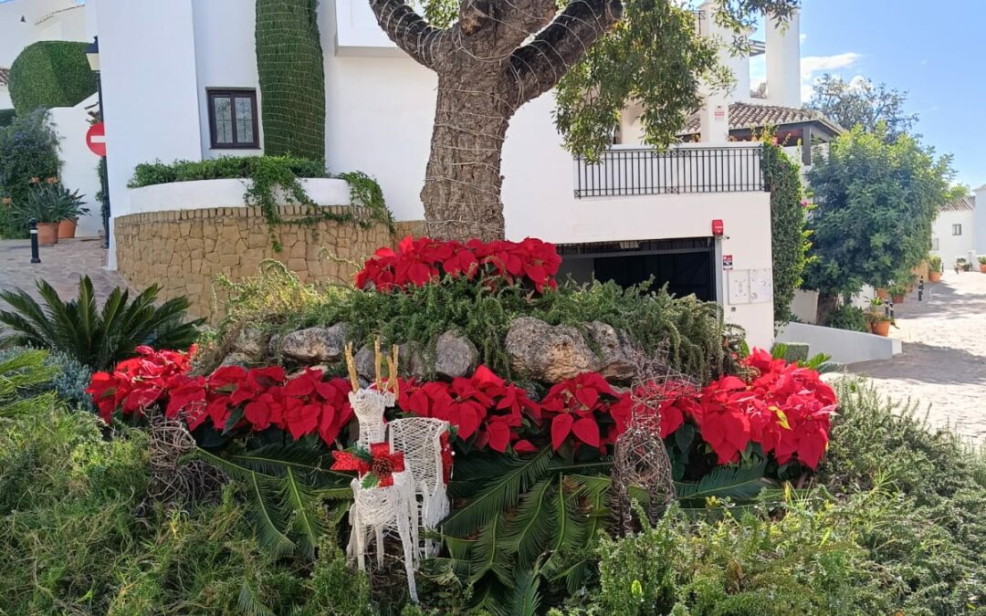 Las comunidades de vecinos se preparan para la Navidad en Marbella